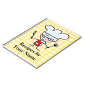 Carnet de recette de nom personnalisé | chef de ba (Côté gauche)