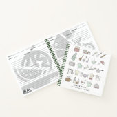 Carnet de recette Icônes de Cuisine de plaisir per (Intérieur)