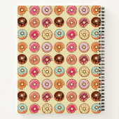 Carnet de recette Motif Doughnut personnalisé (Dos)