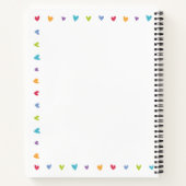 Carnet de recette ou Journal pour écrire des recet (Dos)