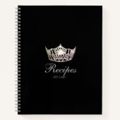 Carnet de Recette personnalisée Miss America Argen (Devant)