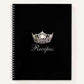 Carnet de Recette personnalisée Miss America Argen (Devant)