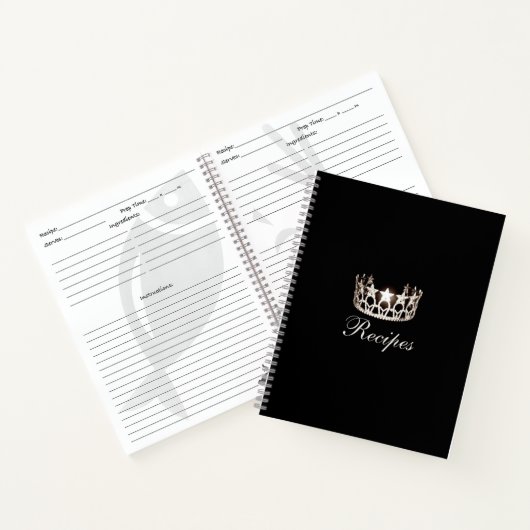 Carnet de recette personnalisée Miss USA Silver Cr (Intérieur)