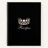 Carnet de recette personnalisée Miss USA Silver Cr (Devant)