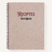 Carnet de recette pour GoodNotes (Devant)