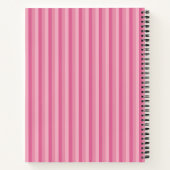 Carnet de recette spirale rose (Dos)