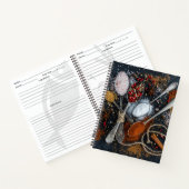 Carnet de recettes avec séchage et cuillères (Intérieur)