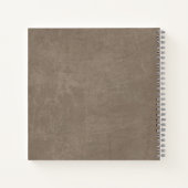 Carnet de recettes avec votre nom dessus (Dos)