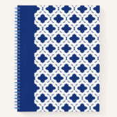 Carnet de recettes Bleu Classique (Devant)