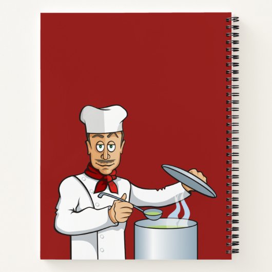 Carnet de recettes Chef (Dos)