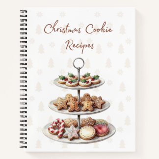 Carnet de recettes de biscuits de Noël