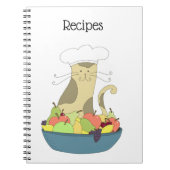 Carnet de recettes de chats chef (Devant)