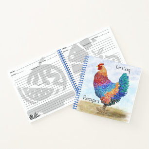 Carnet de recettes de coq français