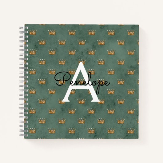 Carnet de recettes de couronnes d'or et de monogra (Devant)