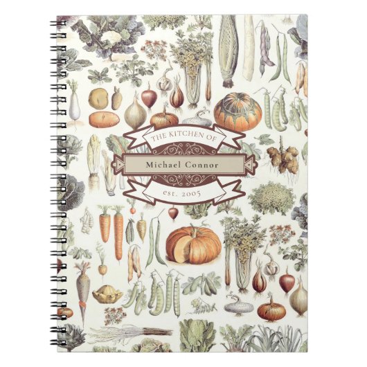 Carnet de recettes de cuisine végétale d'Adolphe M (Devant)
