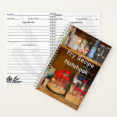 Carnet de recettes de cuisson et de frire (À l'intérieur)