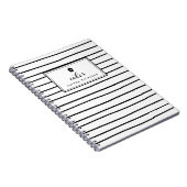 Carnet de recettes de cuisson personnalisée Doodle (Côté Droit)