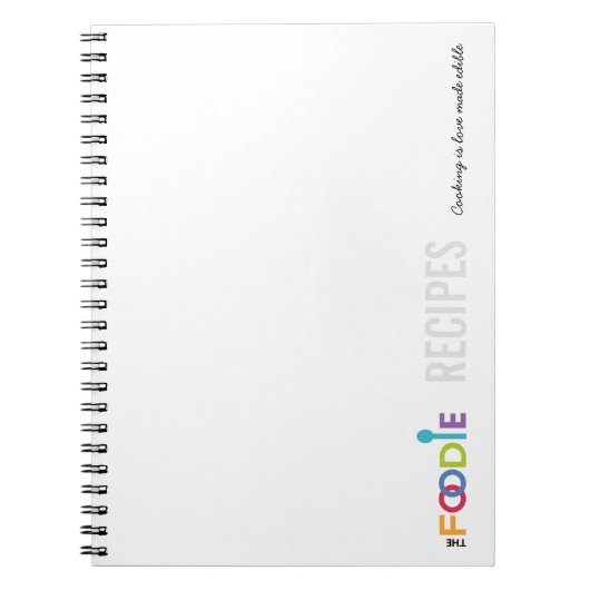 Carnet de RECETTES de fin gourmet (Devant)