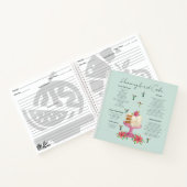 Carnet de recettes de gâteau aux colibris (Intérieur)