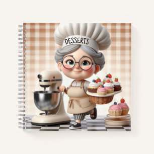 Carnet de recettes de grand-mère et de dessert