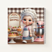 Carnet de recettes de grand-mère et de dessert (Dos)