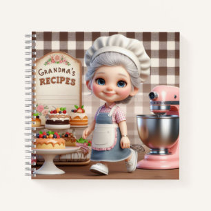 Carnet de recettes de grand-mère et de dessert