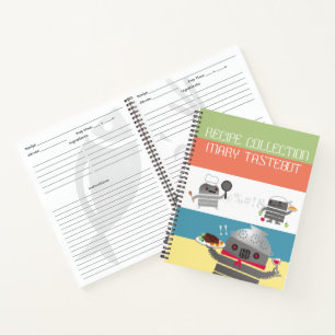 Carnet de recettes de livre de cuisine personnel d