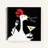 Carnet de recettes de livre de cuisine personnel m (Devant)