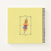 Carnet de recettes de livre de cuisine pour femme  (Dos)