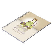 Carnet de recettes de livre de recettes à l'huile  (Côté gauche)