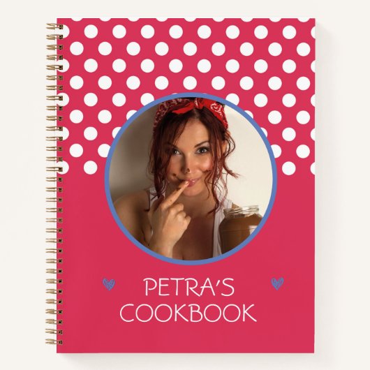 Carnet de recettes de livre de recettes personnali (Devant)