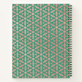 Carnet de recettes de mosaïque géométrique ethniqu (Dos)