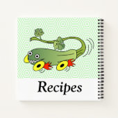 Carnet de recettes de voiture de course Zucchini (Dos)