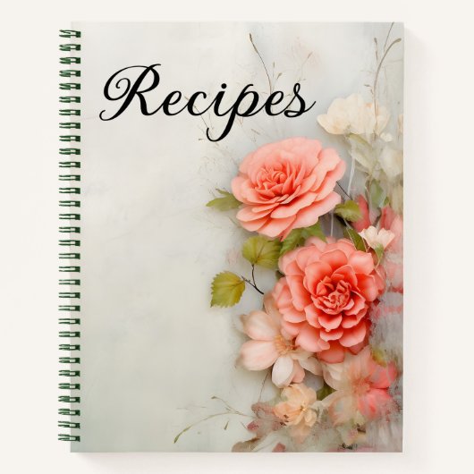 Carnet de recettes florales (Devant)