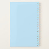 Carnet de recettes maison avec amour rouge (Verso)