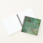 Carnet de recettes marbré rustique (Intérieur)