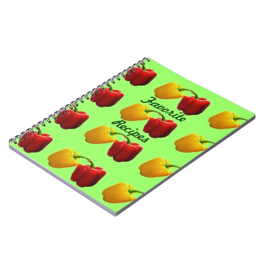 Carnet de recettes Peppers (Côté gauche)