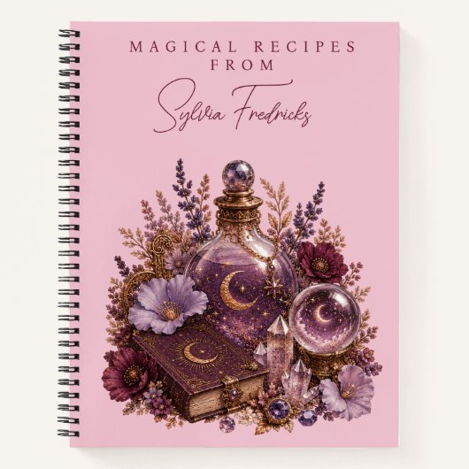 Carnet de recettes personnalisé (Devant)