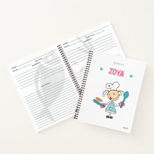 Carnet de recettes personnalisé (Intérieur)