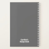 Carnet de recettes personnalisées de Cook (Verso)