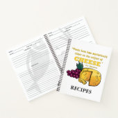 carnet de recettes "Poésie et fromage" (Intérieur)
