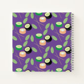 Carnet de recettes sushi Chef cuisinier recettes (Dos)