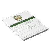 Carnet de reçus pour dresseur de promeneur de chie (Incliné)