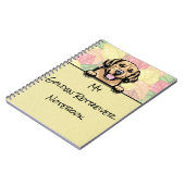 Carnet de remise en forme doré Peete (Côté gauche)