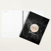 Carnet de rendez-vous d'astrologie de la lune d'or (Devant avec enveloppe)
