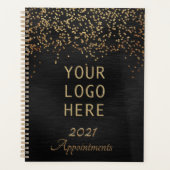 Carnet de rendez-vous du logo Black Gold 2024 (Devant)