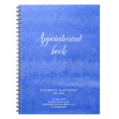 Carnet de rendez-vous du salon de coiffure aquarel (Devant)