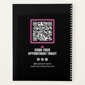 Carnet de Rendez-vous du Salon de Coiffure Moderne (Dos)