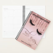 Carnet de rendez-vous pour les yeux sourcils (Devant avec enveloppe)