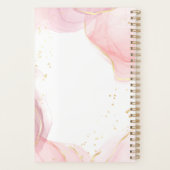 Carnet de rendez-vous pour parties scintillant or  (Dos)